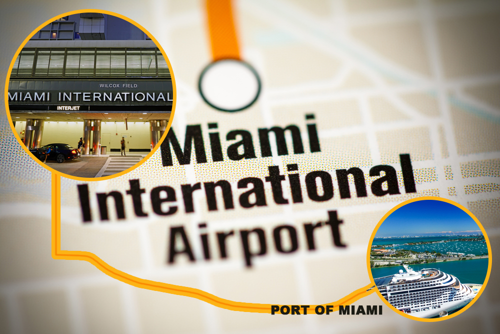 Ways to Get From Miami International Airport to the Miami Cruise Port
